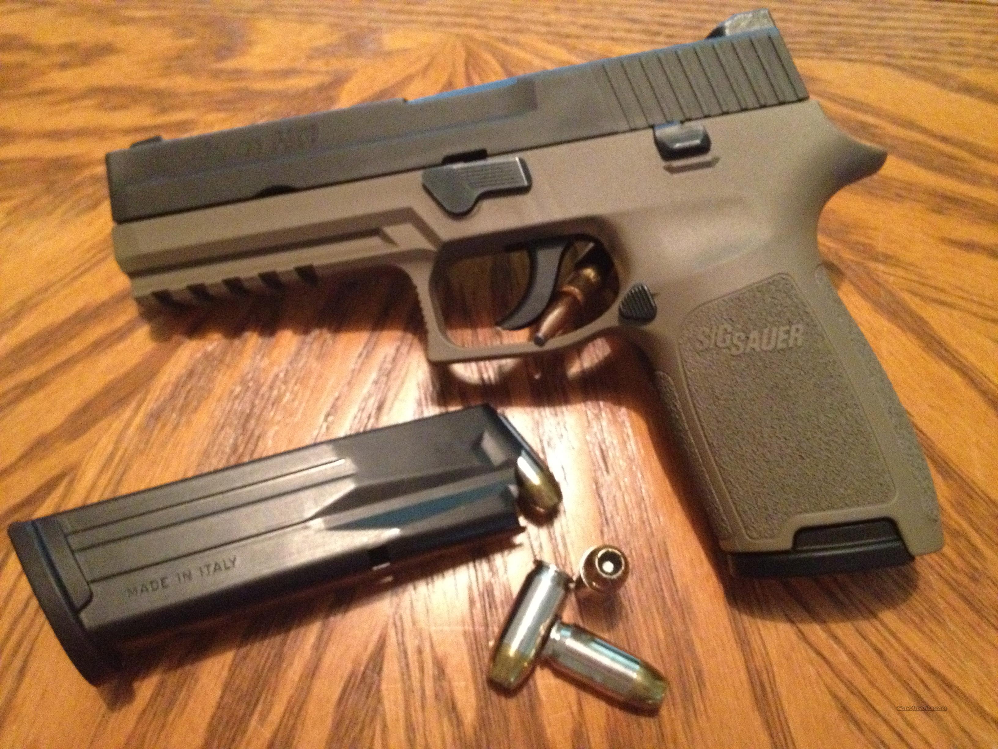 Sig Sauer P250 Full Size Dark Earth For Sale