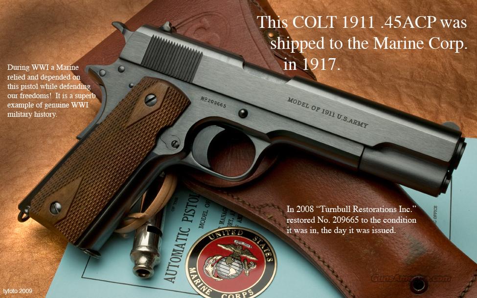 Colt 1911 45 Usmc For Sale At 942098909 4369