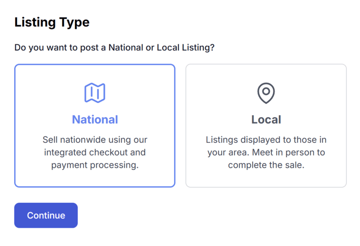 Listing Type