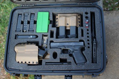 In the end, the gun and gear is now organized, easy to access, protected and visually clean. The process is easy and the results are perfect. 