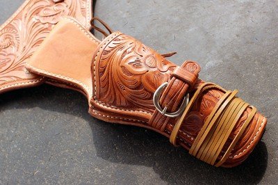 El Paso's holsters are ideal for the SASS set, and can be made flashy, like these, or more subtle.