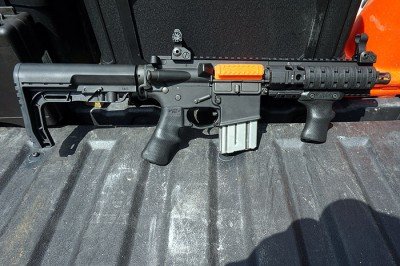 The P*Grip fits in well with the SBR. 