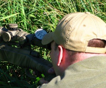 Items as simple as some masking tape and a pen can be used to make simple reticle diagram for  hold overs.  Inside this flip cap are the holdovers for a .308 using a 400 yard zero.