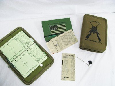 These are some examples of the data management tools available to the shooter.  The data books, FDAC, and Mildot Master  can all be used to work out a ballistic solution to a target.