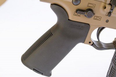 The R.E.P.R. comes with a Magpul MOE+ grip.