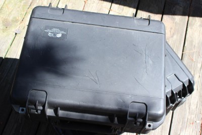 The revolver case. Fairly nondescript from the outside. 