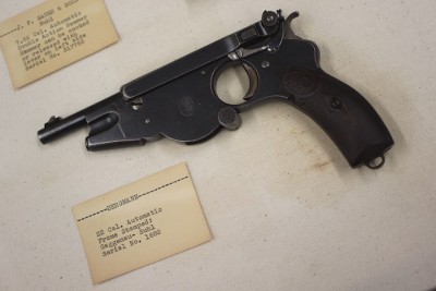 Some of the guns at the Saunders Museum are not terribly attractive, but they are fascinating.