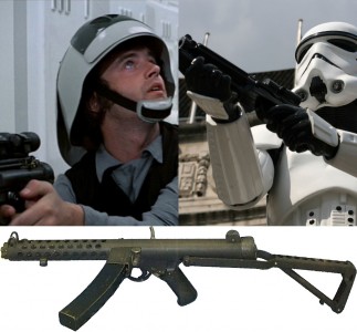 The Sterling SMG was used as the backbone for some of the most memorable blasters in Star Wars.