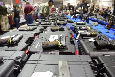 While there are fewer first time buyers at a gun show, you still need to communicate with everyone who comes up to the table. Answer reasonable questions, but don't get sucked in. 
