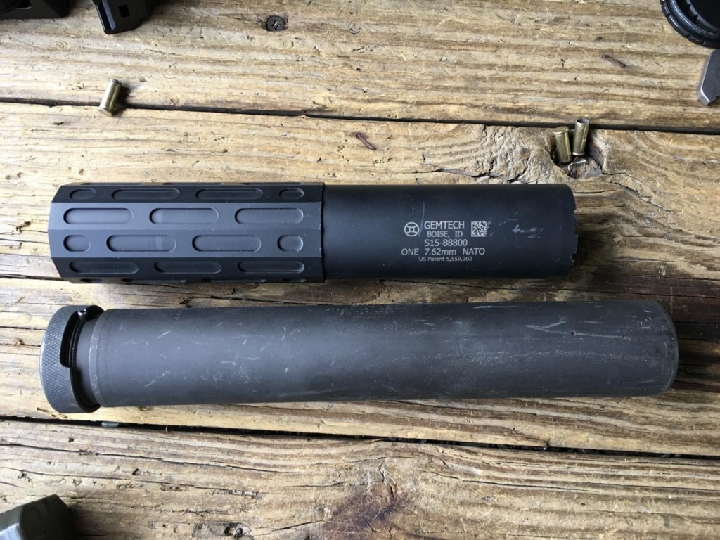 The ONE is compact. It's shown here next to a SilencerCo Specwar 7.62.