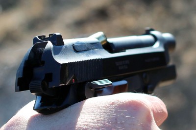 Like the other open-slide Beretta designs, the PT-58 is supposed to keep this from happening.