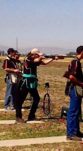 Madison Killian, at her California high school trap event.