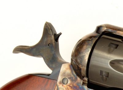 The heart of the innovation of the new Uberti Cattleman II is the firing pin system.