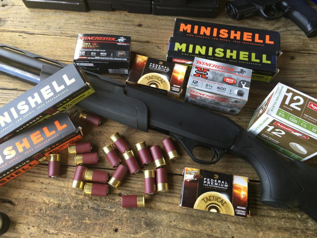 I've been shooting the P3000 with all sorts of 12 gauge ammo including slugs, buckshot, birdshot and even the Aguila Minishell slug and buckshot loads.