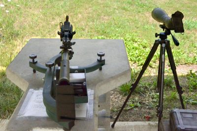 The author tested the rifle at 25, 50 and 100 yard distances for accuracy with iron sights. 