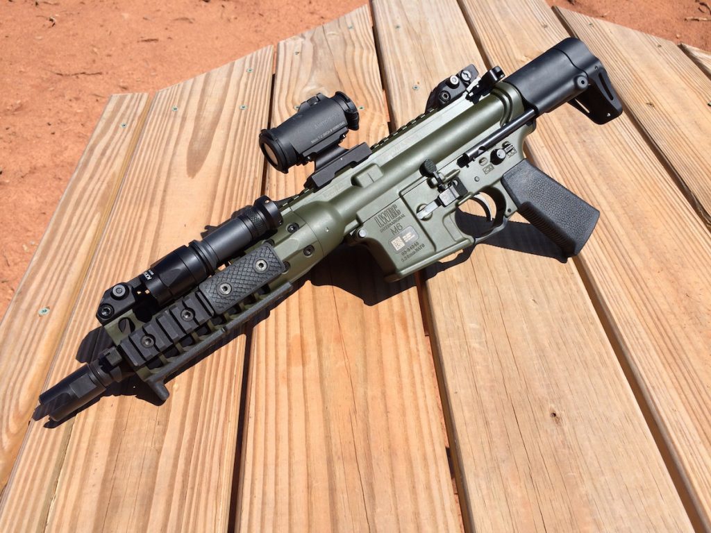 The LWRC IC-PDW provides end-users with an extremely compact yet capable 5.56mm weapon system. And the company that makes this also makes a wide-range of civilian-legal AR firearms you can purchase right now.