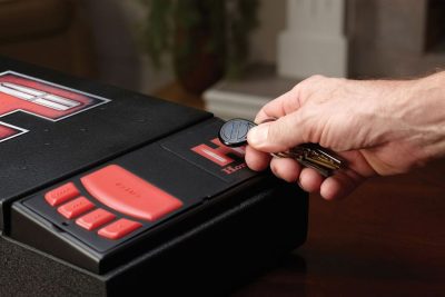The Hornady RFID system show here can also employ a key fob for unlocking.