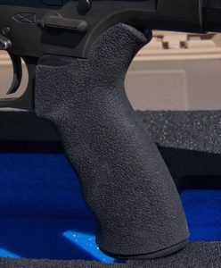 The DRD Tactical .338 can accept standard AR-style pistol grips of the user's choosing.