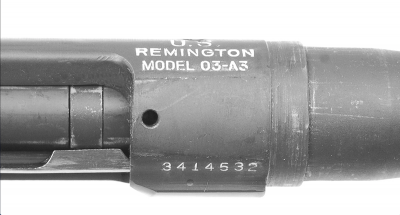 The Model 1903A3 designation was left on the Model 1903A4 receiver. It has been suggested that any rifles that failed inspection as a sniper rifle could be returned to the factory and reissued as an infantry rifle. 