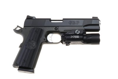 GRP stands for "Global Response Pistol," and it was designed for rock-solid performance.