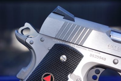 The author appreciated the inclusion of an extended beavertail grip safety on the pistol.