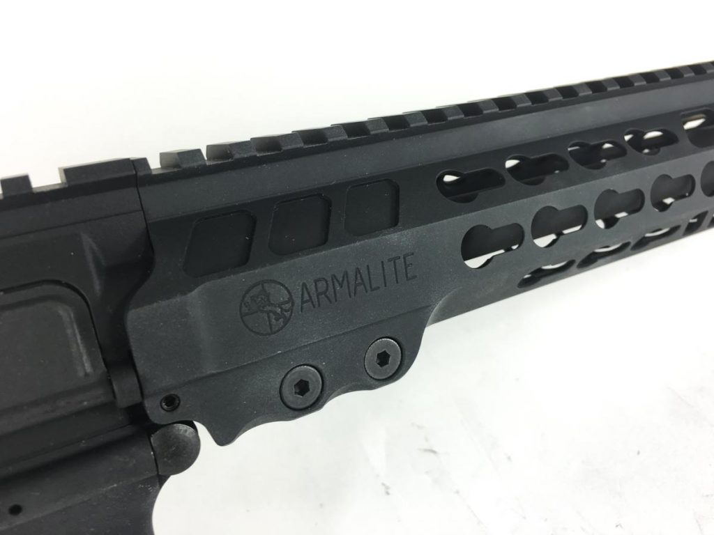 The handguard is also free-floated - likely a key feature that contributes to the excellent accuracy of this rifle. 