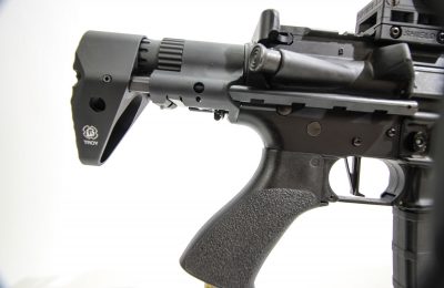 The M7A1 PDW stock allows you to drastically shorten your AR's overall length.