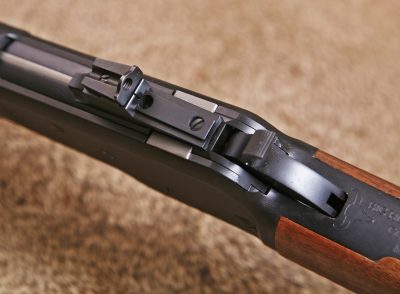 The Model 89 features a Marble receiver-mounted aperture sight.