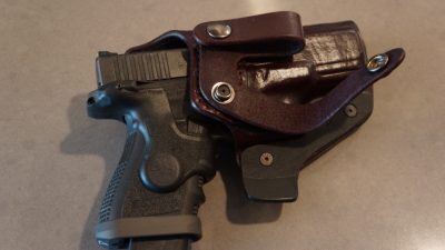 The Desbians AIWB holster allows you to comfortably carry a powerful defensive pistol all day.