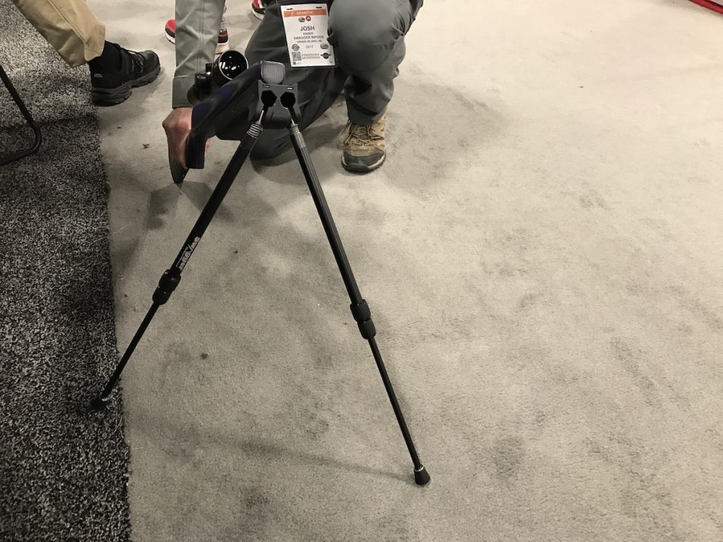 Swagger Bipod with Crazy Leg Technology - SHOT Show 2017