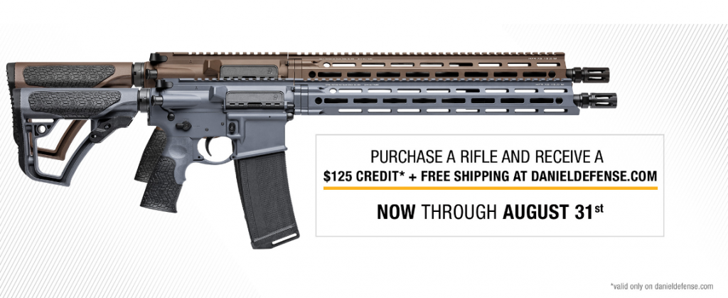 Daniel Defense: Buy A Rifle, Get 5 Credit!