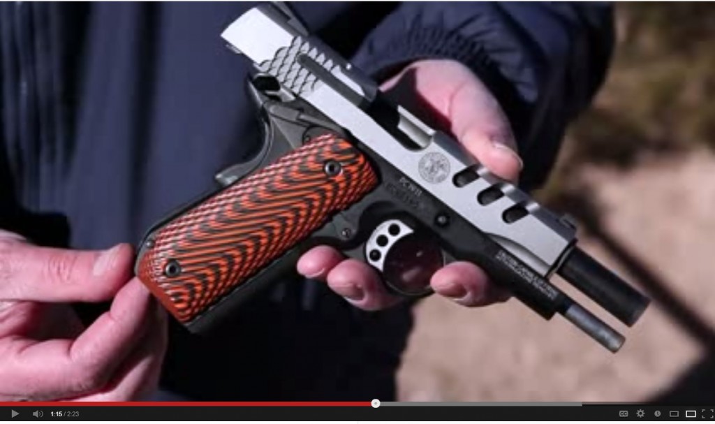 Smith & Wesson Custom Shop 1911 - Media Day at the Range SHOT 2013