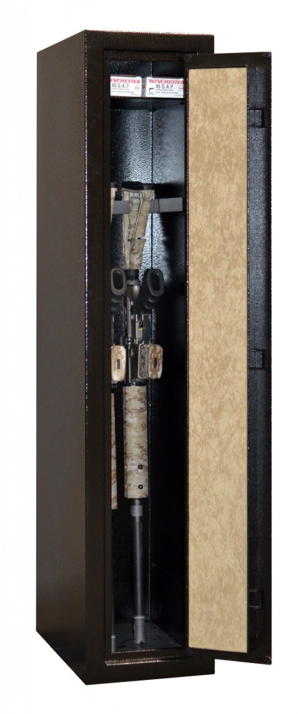 TacVault Fingerprint Safe Stores AR-15 in the Closet