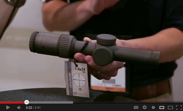 Vortex Razor HD Gen II 1-6x24 Tactical/3-Gun & Viper PST First Focal Plane - SHOT Show 2013
