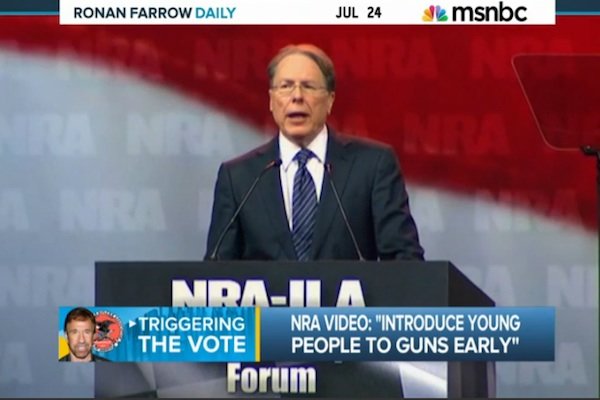 MSNBC talks political strategy, NRA