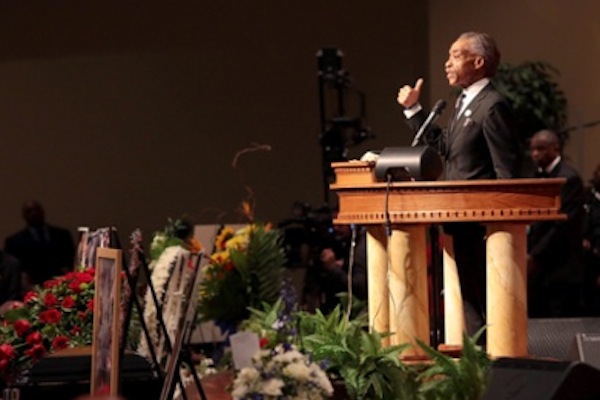 Sharpton at Brown eulogy: 'Justice is going to come'