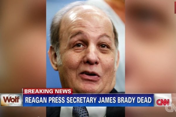 Breaking: Gun-control pioneer James Brady dies at 73