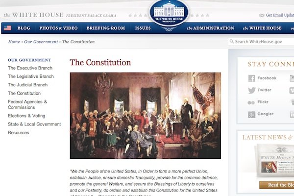 White House website butchers 2A, Gun group requests corrections