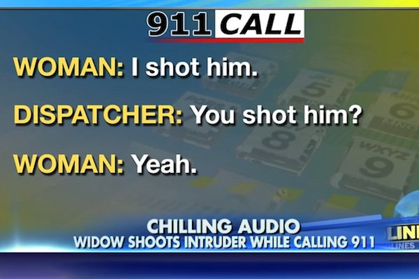 Audio of Arizona Widow shooting home invader