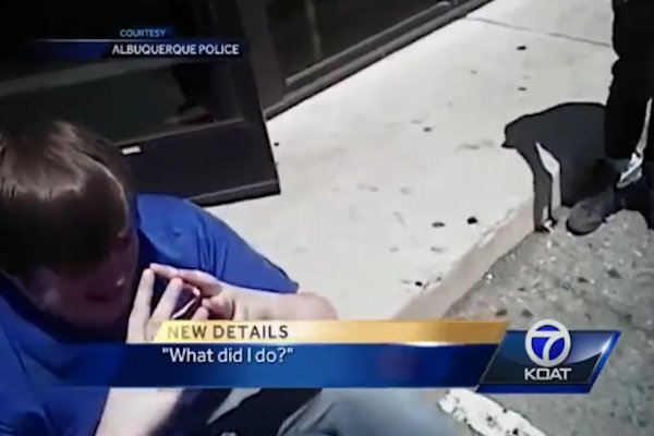 Aftermath of employee fatally shooting alleged robber