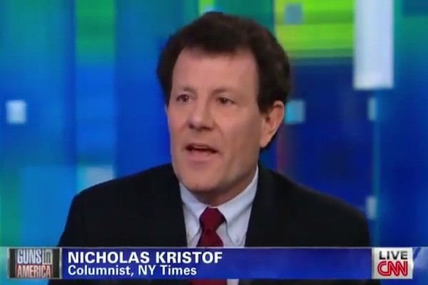 Nicholas Kristof, the knucklehead