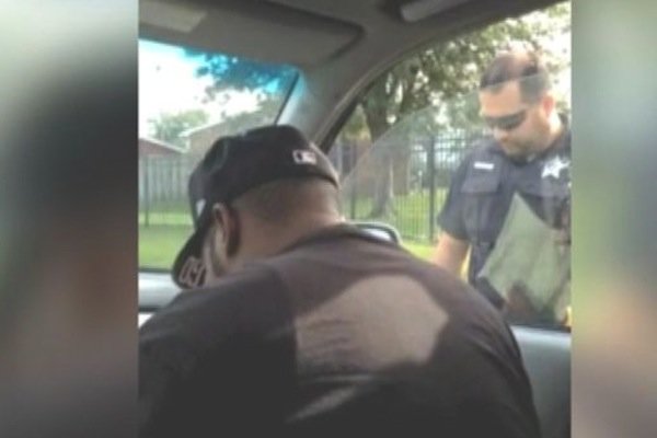 What should a cop do when someone refuses to exit a vehicle?