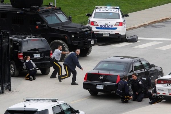 Breaking: Shooting in Canada, reports of 'numerous gunmen'