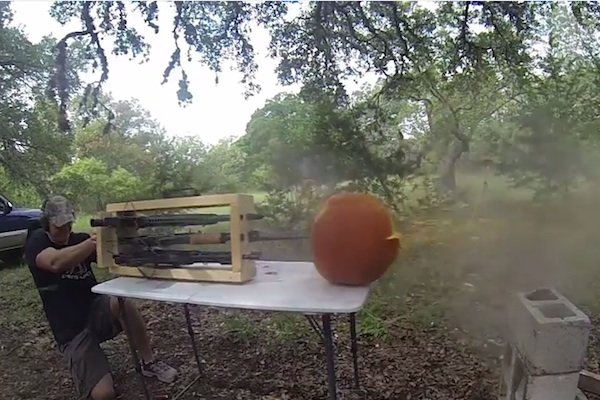 A homemade six shooter!