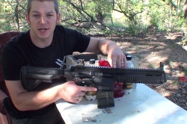 Airsoft vs Giant Gummy Bear