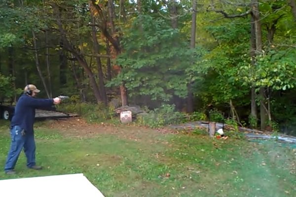 Nature fights back, tree almost falls on shooter