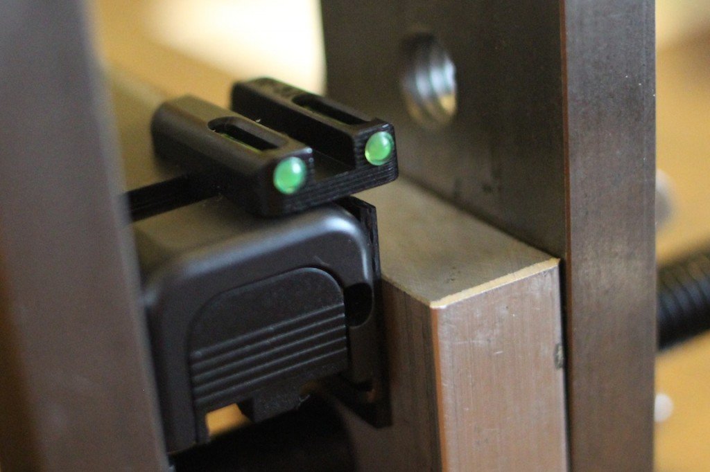 Jennings Machine Sight Pusher and TruGlo GLOCK Sights