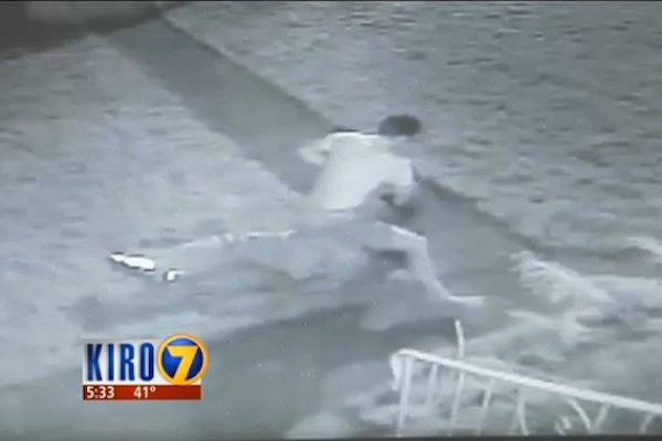 Caught on Camera: Veteran bests burglar with fists