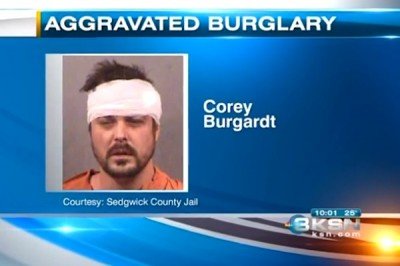 Kansas Burglar Survives Headshot
