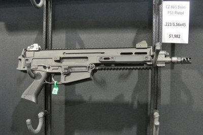 CZ's New Bren 223 Pistol + More SCORPION - SHOT Show 2015